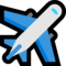 Airplane emoji on Microsoft